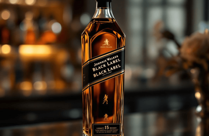 Johnnie Walker Black Label Scotch Whisky served at Mystic Spice Indian Bar in South Charlotte.